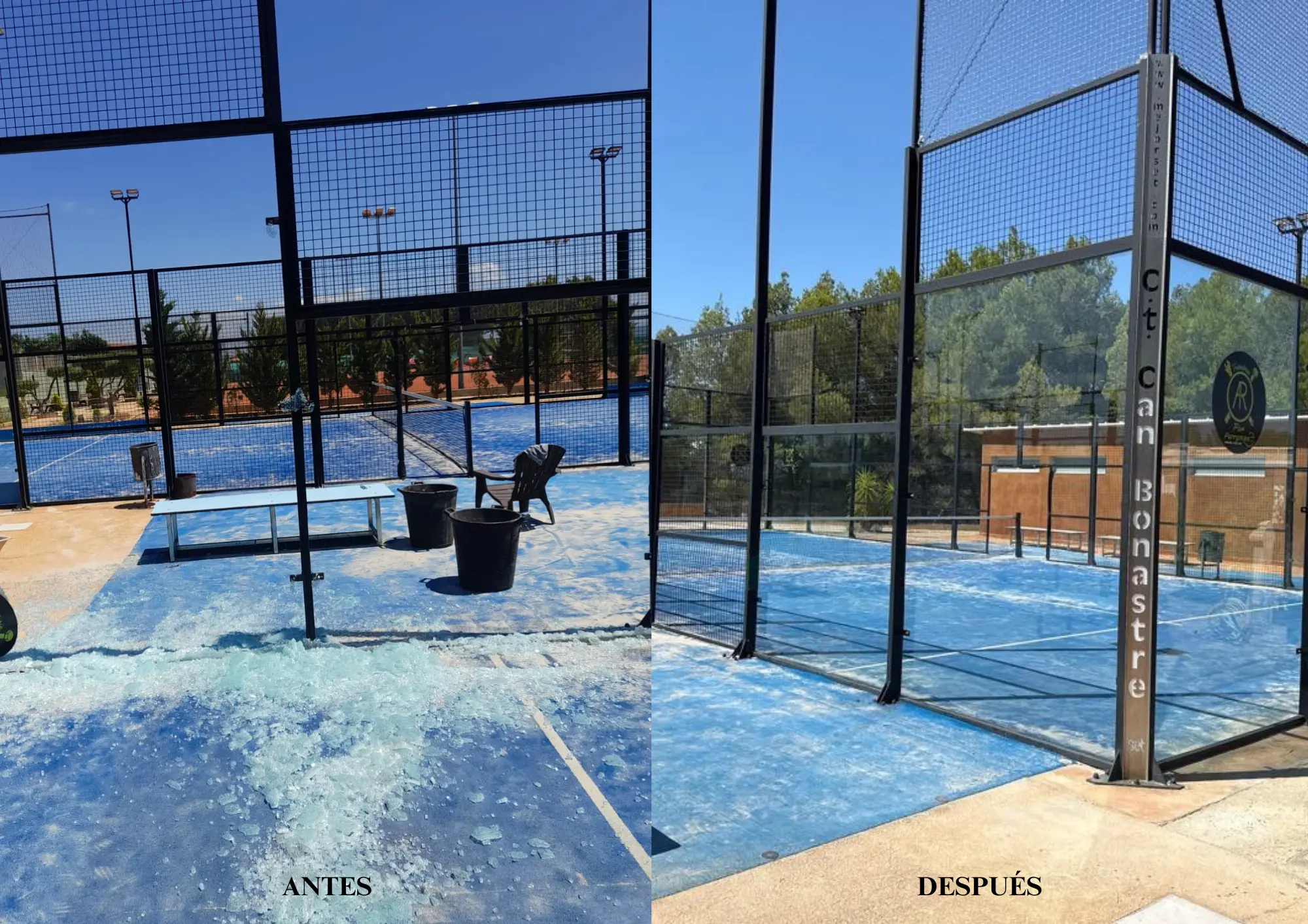 Reposición De Cristal Padel