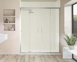 Proyecto de mamparas de baño a medida de Masque Vidre 116