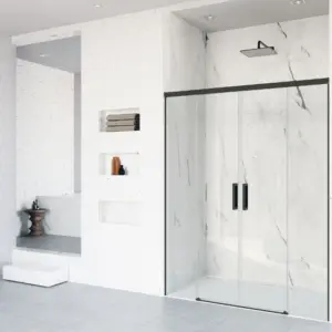 Proyecto de mamparas de baño a medida de Masque Vidre 117
