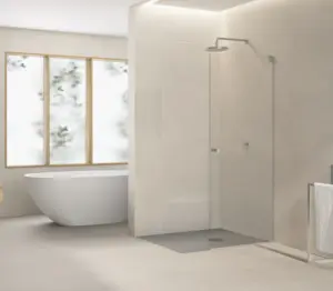 Proyecto de mamparas de baño a medida de Masque Vidre 123