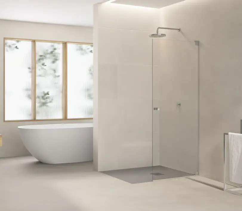 Proyecto de mamparas de baño a medida de Masque Vidre 123