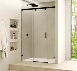 Proyecto de mamparas de baño a medida de Masque Vidre 124