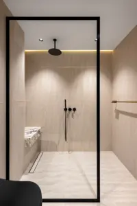Mampara de baño a medida